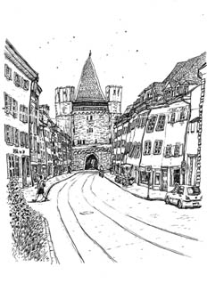Spalentor (2019/Originalzeichnung)