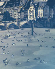 Rheinschwimmen (2019/Edition limitiert auf 2 Exemplare)